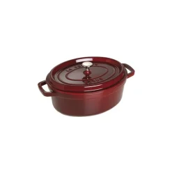 Staub Cocotte Ovale 29 cm Granata in Ghisa- Cocotte Ovali