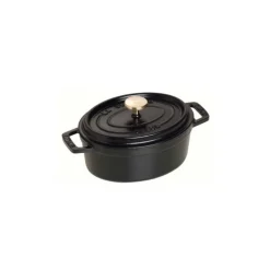 Staub Cocotte Ovale 15 cm Nera in Ghisa- Cocotte Ovali