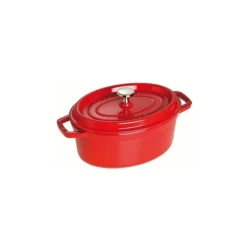 Staub Cocotte Ovale 27 cm Rossa in Ghisa- Cocotte Ovali