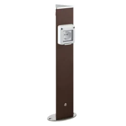 Acquapoint Colonnina per Presa Elettrica da Giardino Aquapoint Electropoint Ground Bronzo Metal- Fontane Per Posa In Superficie