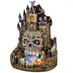 Lemax Cursed Ruins con Alimentatore 4.5V Cod. 45217- Novità Lemax Spooky Town 2025|Edifici E Giostre In Movimento