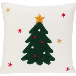Koopman Cuscino Decorativo Natale Teddy 45x45 cm. Pezzo Singolo- Cuscini E Plaid