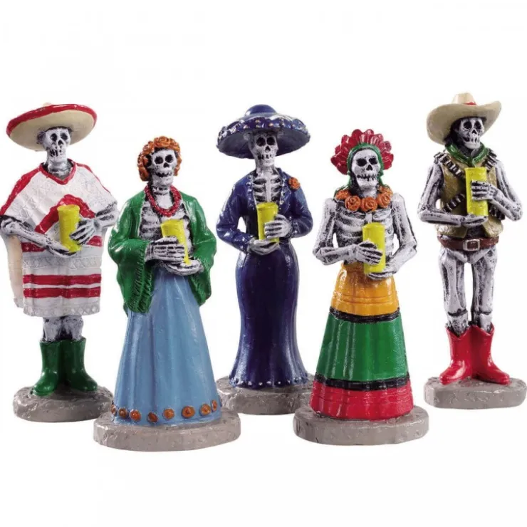 Lemax Dia De Los Muertos Vigil Set Of 5 Cod. 92729- Personaggi|Personaggi