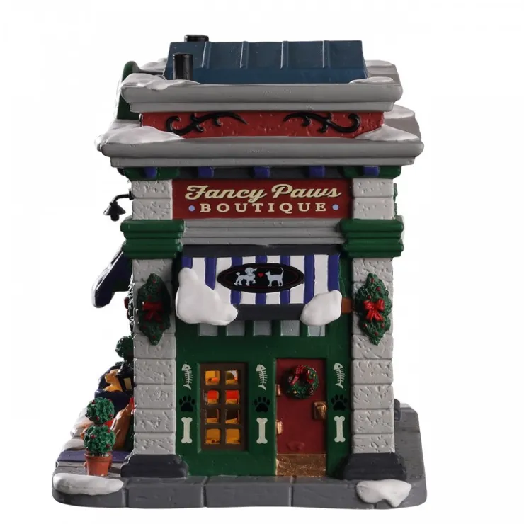 Lemax Fancy Paws Boutique B/O 4.5V Cod. 05651- Prodotti Fuori Catalogo|Edifici Illuminati