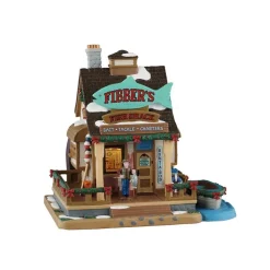 Lemax Fibber's Fish Shack con Alimentatore 4.5V Cod. 55329- Edifici Illuminati|Novità Lemax Natale 2025