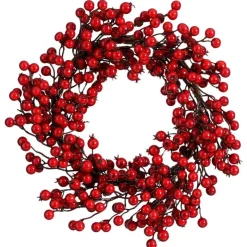 Edelman Ghirlanda con Bacche Rosse 40 cm- Ghirlande