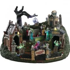 Lemax Graveyard Party con Alimentatore 4.5V Cod. 94488- Edifici E Giostre In Movimento|Edifici E Giostre In Movimento