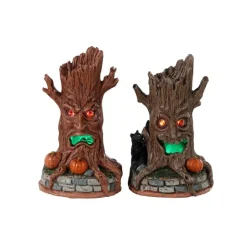 Lemax Haunted Tree Trunks Set of 2 B/O 4.5V Cod. 34072- Luci E Alimentatori|Luci E Alimentatori