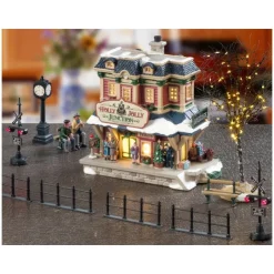 Lemax Holly Jolly Junction Set con Alimentatore 4.5V Cod. 56672- Lemax Starter Pack|Novità Lemax Natale 2025