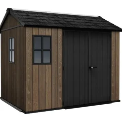 Keter Casetta da Giardino in Resina SIGNATURE APEX 975 NOCE - Doppia scelta di montaggio- Casette In Resina Keter|Linea Premium Keter Signature