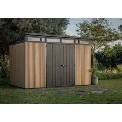 Keter Casetta da Giardino in Resina SIGNATURE PENT 11X7 DOGHE- Casette In Resina Keter|Linea Premium Keter Signature