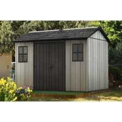 Keter Casetta da Giardino in Resina Verniciabile OAKLAND 1175- Casette In Resina Keter|Casette Da Giardino In Cemento Plastica