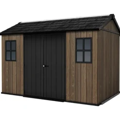 Keter Casetta da Giardino in Resina SIGNATURE APEX 1175 NOCE - Doppia scelta di montaggio- Casette In Resina Keter|Linea Premium Keter Signature