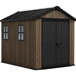 Keter Casetta da Giardino in Resina SIGNATURE APEX 759 NOCE - Doppia scelta di montaggio- Casette In Resina Keter|Linea Premium Keter Signature