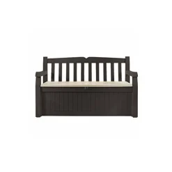 Keter Cassapanca in Resina GARDEN BENCH Marrone- Cassapanche In Resina|Bauli In Resina