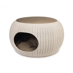 Keter NON Ordinabili Keter Cuccia per Cani e Gatti Chiusa Cozy Sandy- Pet Shop