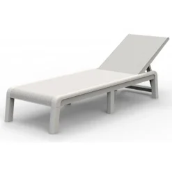 Keter Lettino Prendisole MALLORCA SUNLOUNGER Bianco- Divani E Set Da Giardino|Divani E Set Da Giardino