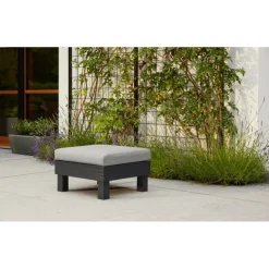 Keter Set Lounge Modulare ELEMENTS Grafite- Divani E Set Da Giardino|Divani E Set Da Giardino
