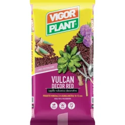Vigorplant Lapillo vulcanico Vulcan Decor Red 20 litri- Terricci Per Piante