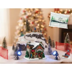 Lemax Ski Village Pack con Neve in Omaggio- Lemax Starter Pack|Novità Lemax Natale 2025