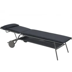 LaFuma Lettino MIAMI HIGH BEC LFM5174 Dark Grey- Lettini Arredo Giardino