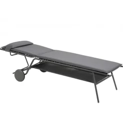 LaFuma Lettino MIAMI HIGH BEC LFM5174 Silver- Lettini Arredo Giardino