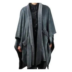 Unique Living Mantella Calda Gaby Throw 125 x 175 cm Colore Dark Grey- Plaid Unique Living|Cuscini E Plaid