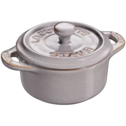 Staub Mini Cocotte 10 cm Grigia Graphite in Ceramica- Mini Cocotte E Ramekin