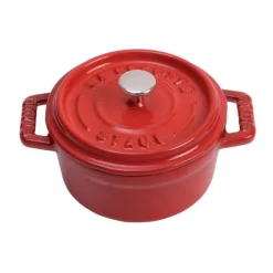 Staub Mini Cocotte 10 cm Rossa in Ceramica- Mini Cocotte E Ramekin