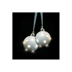 Edelman Palline Luminose A Batteria In Ceramica- Luci Di Natale|Palline Di Natale