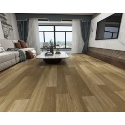 Unionwood Pavimento In Spc Effetto Legno - Rovere Chocolate- Pavimenti In Spc Unionwood