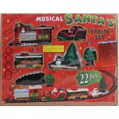 Peha Trenino Musical Santa a Batteria- Treni E Accessori