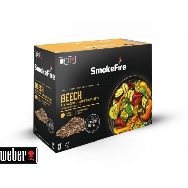 Weber Pellet di legno FSC - Faggio Cod. 18292- Combustibili Per Barbecue|Combustibili E Affumicatura Weber