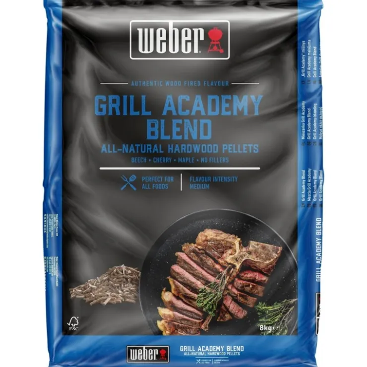 Weber Pellet di legno FSC - Grill Academy blend Cod. 3401051- Combustibili Per Barbecue|Combustibili E Affumicatura Weber