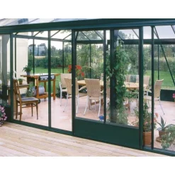 Serre e Giardini Porta scorrevole Doppia per Serra Professionale- Accessori Per Serre Da Giardino Professionali|Accessori Per Serre