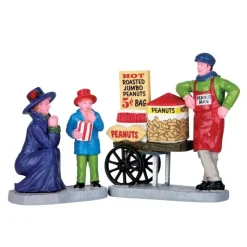Lemax Roasted Peanut Treats Set of 2 Cod. 62453- Personaggi