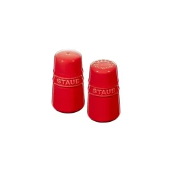 Staub Set Sale e Pepe 7 cm Rosso in Ceramica- Contenitori