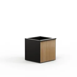 Herstera Supporto Magnetico per Luci colore Antracite per Fioriere DECO 50x7x3cm- Fioriere In Metallo Herstera