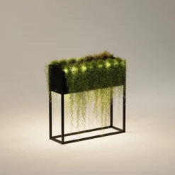 Herstera Supporto Magnetico per Luci colore Antracite per Fioriere PLANTER HUB 80cm- Fioriere In Metallo Herstera