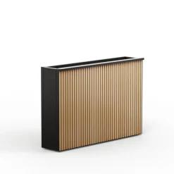 Herstera Supporto Magnetico per Luci colore Antracite per Fioriere DECO 120x7x3cm- Fioriere In Metallo Herstera