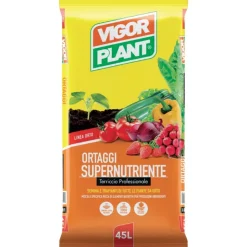 Vigorplant Terriccio Ortaggi Supernutriente 45 litri- Terricci Per Piante