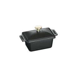 Staub Terrina 15 x 11 cm Nera in Ghisa- Utensili E Accessori