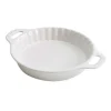 Staub Tortiera Tonda 36 cm Bianca in Ceramica- Tortiere