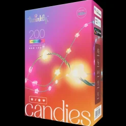 Twinkly CANDIES a Stella Luci di Natale Smart 200 Led RGB II Generazione Cavo Verde- Twinkly Home|Twinkly Strings