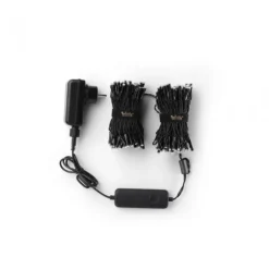 Twinkly STRINGS Luci di Natale Smart 250 Led RGBW II Generazione Cavo Nero- Twinkly Strings|Luci Di Natale