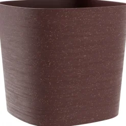 Teraplast Vaso Capri Wood Essence- Vasi In Plastica|Vasi Quadrati In Plastica