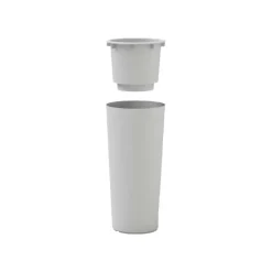 Veca Vaso Clou Tondo con cache-pot- Vasi Tondi Ad Alta Densita'|Vasi Tondi In Plastica