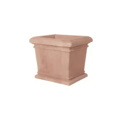 Vasar Vaso Val d'Aosta Cubo- Vasi In Resina Cotto Toscano|Vasi Quadrati In Resina