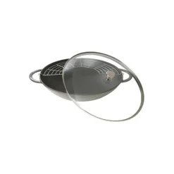 Staub Wok 37 cm Grigio Graphite in Ghisa- Wok E Tajine